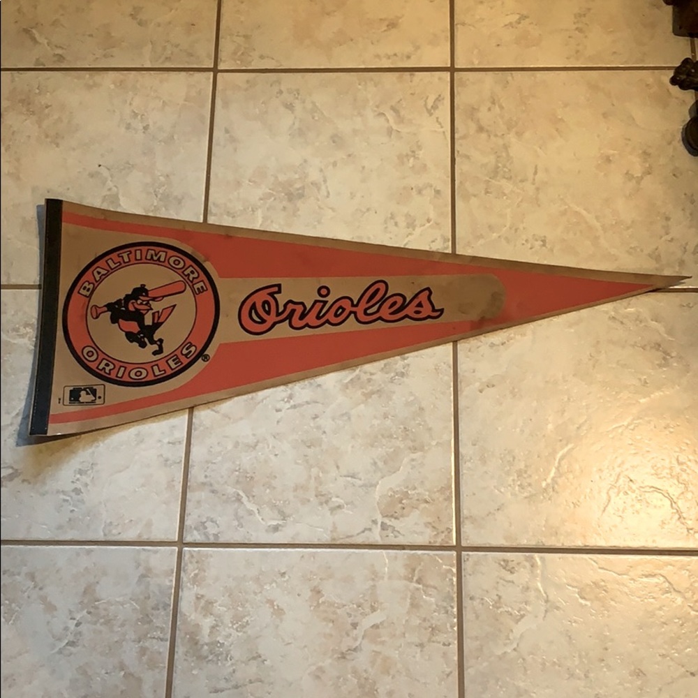 Vintage Baltimore Orioles Pennant